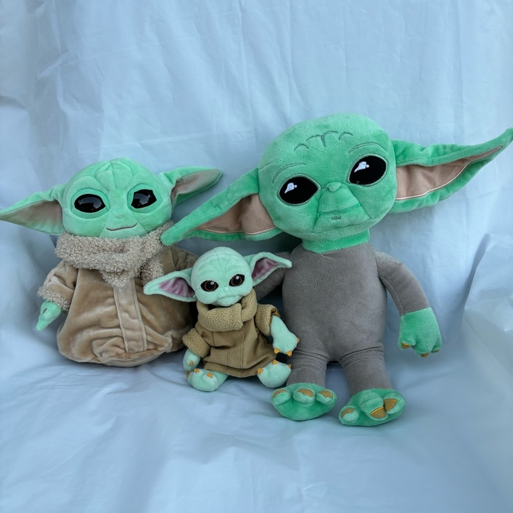 BABY YODA Star Wars The Mandalorian LOT OF 3 Plush Action Figure Toys Gift GROGU